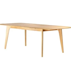 Fabrique de Styles Table de repas avec allonge intégrée en chene naturel 180(+50)x100xh76cm - Sublime* Table De Salle À Manger