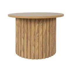 Fabrique de Styles Table d'appoint ronde en bois - Saori* Bouts De Canapé Et Tables D'appoint