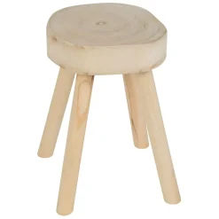 Fabrique de Styles Table d'appoint ronde en paulownia - Boende* Bouts De Canapé Et Tables D'appoint