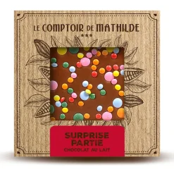 Fabrique de Styles Tablette chocolat au lait surprise partie 80g* Chocolats Et Confiseries