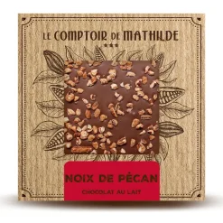 Fabrique de Styles Tablette chocolat au lait noix de pecan 80g* Chocolats Et Confiseries