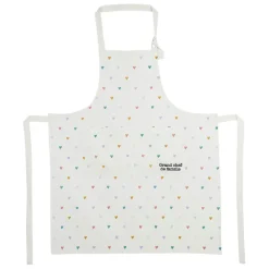Fabrique de Styles Tablier en coton 90x75cm - Famille* Torchons, Tabliers Et Maniques