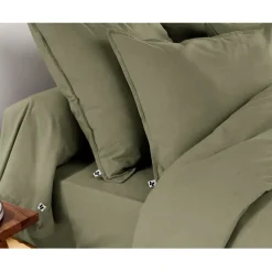 Fabrique de Styles Taie d'oreiller en flanelle romarin 50x70cm - Candice* Taies Et Traversins