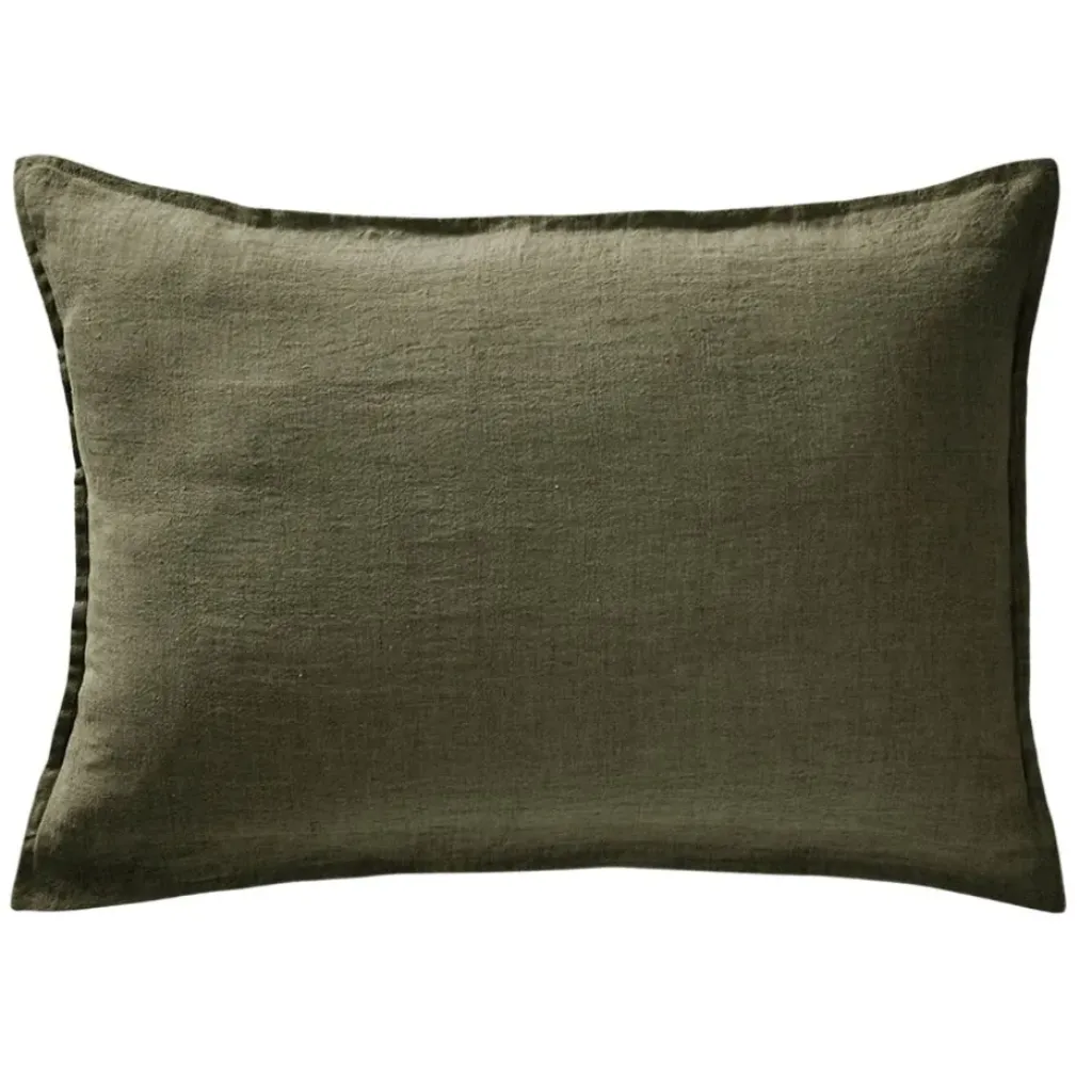 Fabrique de Styles Taie d'oreiller en lin lavé 50x70cm - Soline* Taies Et Traversins