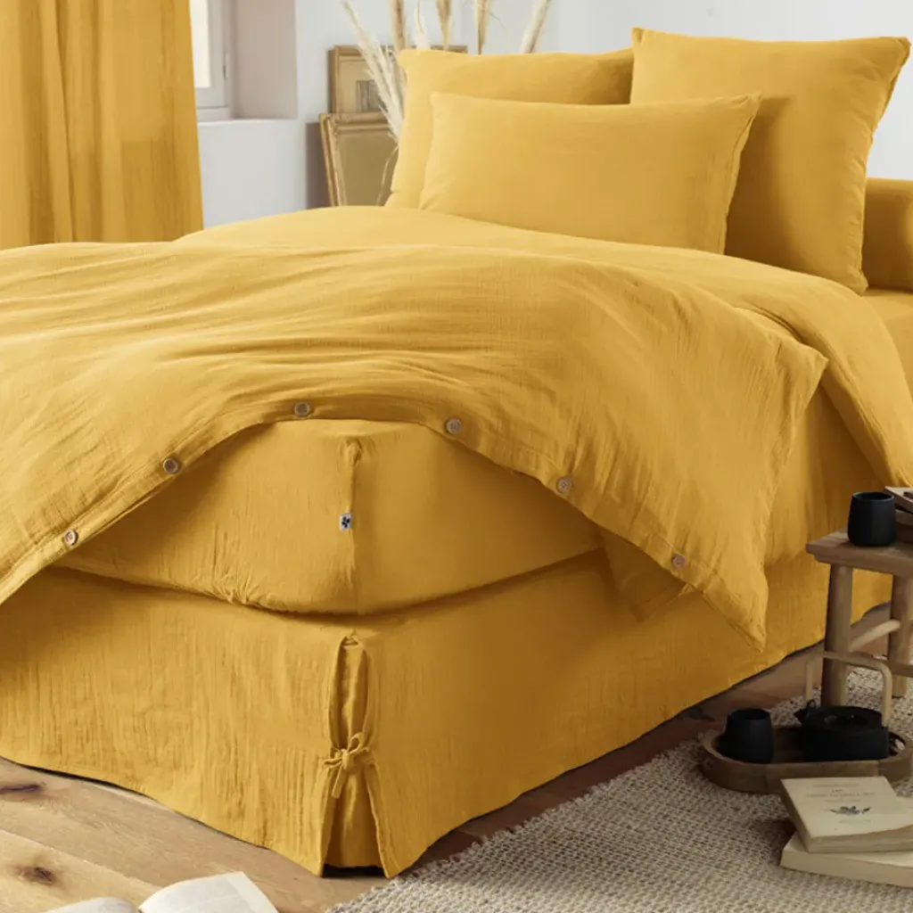 Fabrique de Styles Taie d'oreiller en gaze de coton 50x70cm - Gaia* Taies Et Traversins