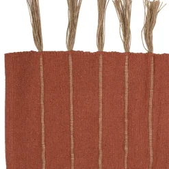 Fabrique de Styles Tapis à franges en coton et jute 140x70cm - Kolore* Tapis