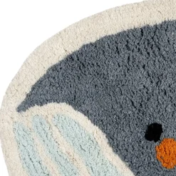 Fabrique de Styles Tapis baleine tufté en coton - Banquise*Enfant Déco