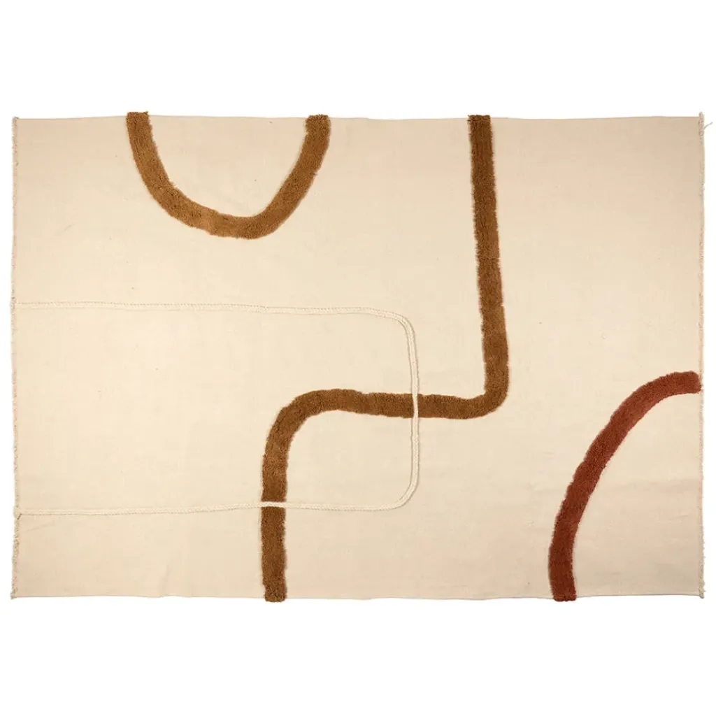 Fabrique de Styles Tapis en coton 200x140cm - Manarola* Tapis