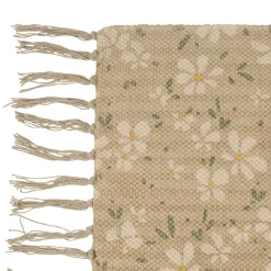 Fabrique de Styles Tapis marguerite 120x80cm en coton* Tapis