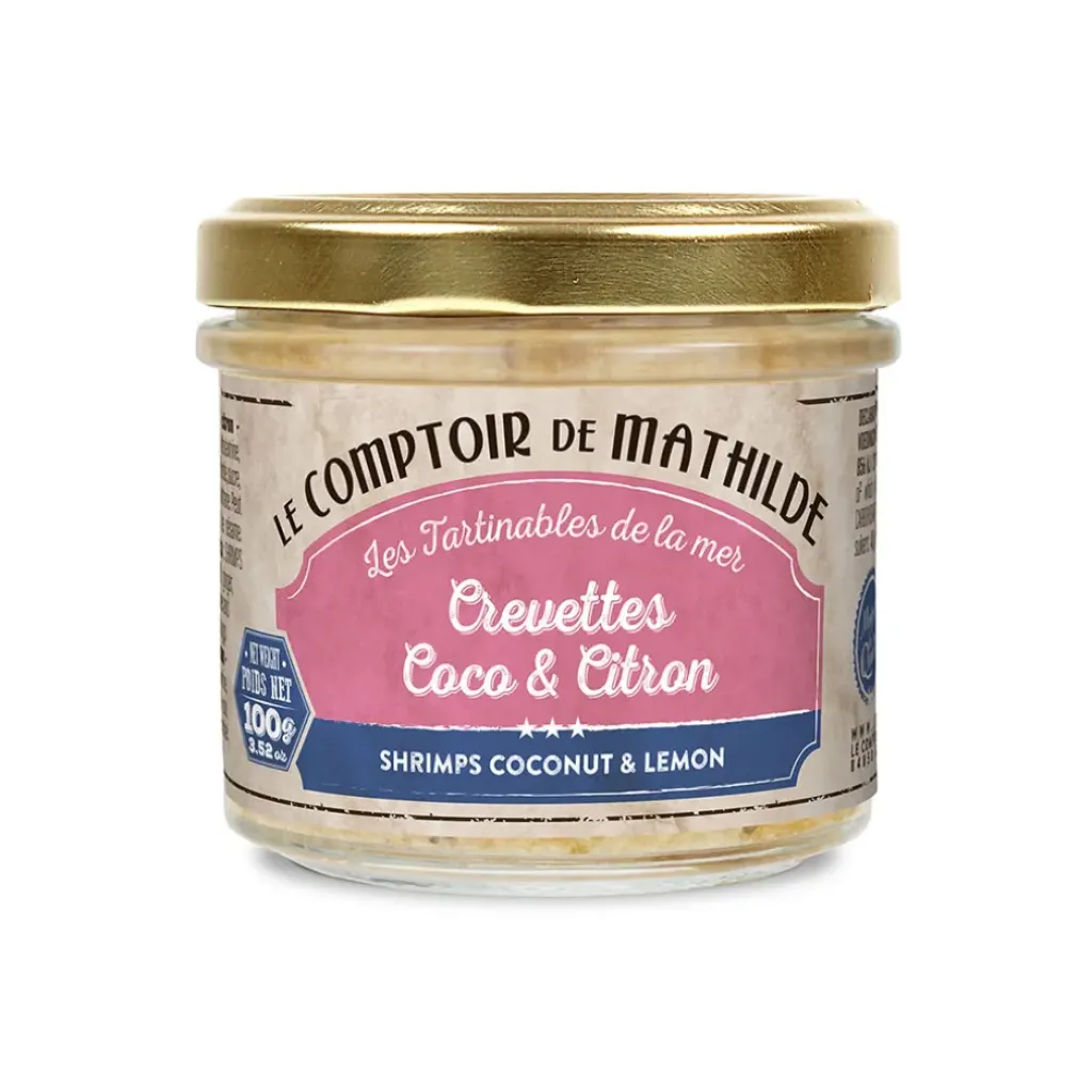 Fabrique de Styles Tartinable de crevettes coco et citron - 100gr* Conserverie