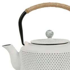 Fabrique de Styles Theiere en fonte émaillé point avec filtre* Théières Et Cafetières