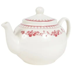 Fabrique de Styles Théière anglaise en faïence blanc et - faustine* Théières Et Cafetières