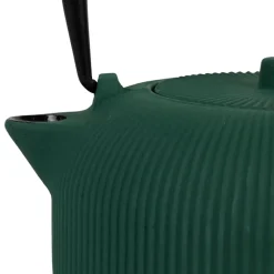 Fabrique de Styles Théière en fonte émeraude avec filtre 1L - Tresse* Théières Et Cafetières