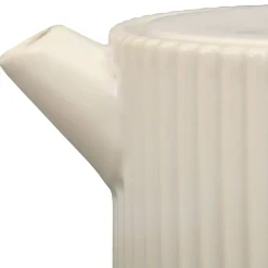 Fabrique de Styles Théière en grès écru et filtre en inox 1l - Sweet Leaves* Théières Et Cafetières