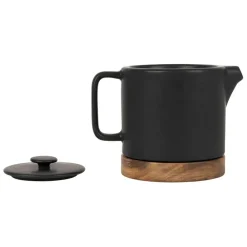 Fabrique de Styles Théière en grès mat et bois avec filtre - nordika* Théières Et Cafetières