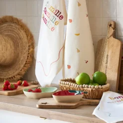Fabrique de Styles Torchon en coton 50x70cm - Les Fruits* Torchons, Tabliers Et Maniques