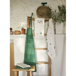 Fabrique de Styles Torchon saison en coton écru 70x50cm - P'tit Legumes* Torchons, Tabliers Et Maniques
