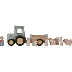 Fabrique de Styles Tracteur avec remorque en bois - Little Farm*Enfant Jouets