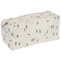 Fabrique de Styles Trousse de toilette banquise en coton écru et gris - Sweetdream* Pochettes Et Housses