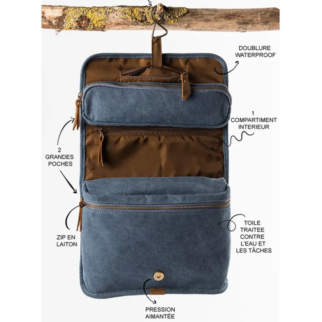 Fabrique de Styles Trousse de toilette marine - Trappeur* Pochettes Et Housses