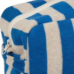 Fabrique de Styles Trousse de toilette en coton rayée et blanc - Palma* Pochettes Et Housses
