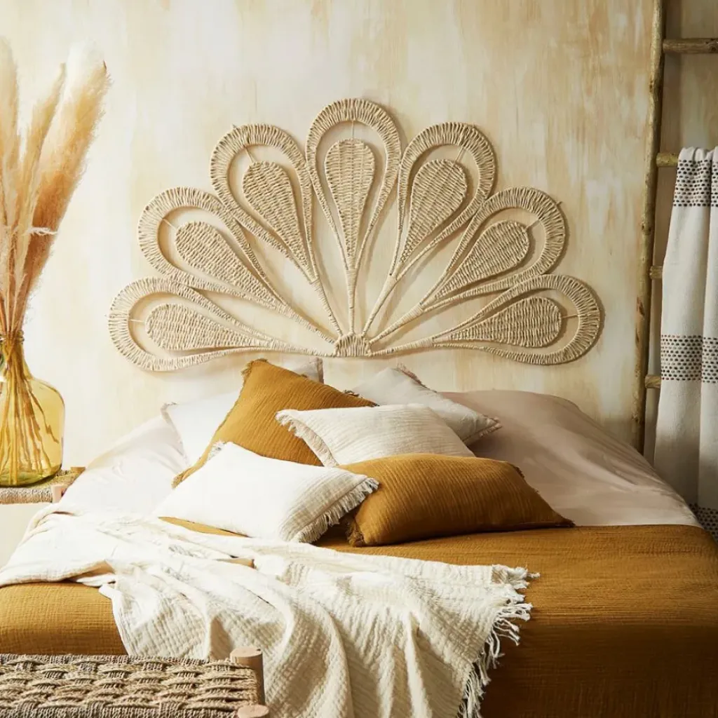 Fabrique de Styles Tête de lit en corde* Déco À Suspendre Et Adhésive