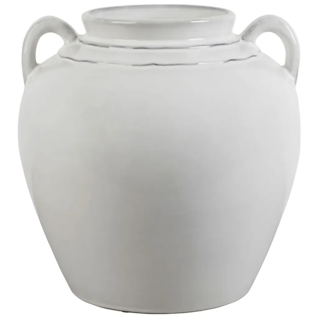 Fabrique de Styles Vase avec anses en grès h28cm - Mijas* Vases Et Soliflores
