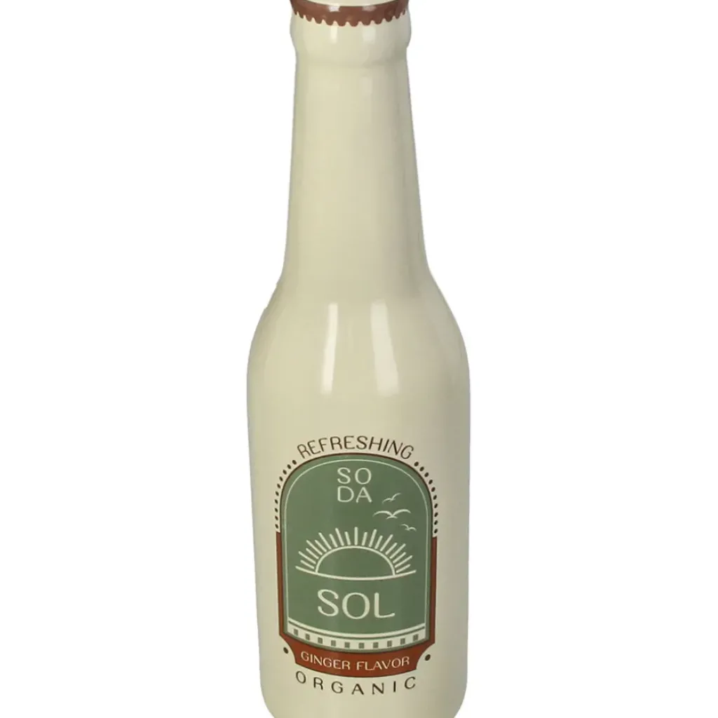 Fabrique de Styles Vase bouteille de soda en grès h24cm* Vases Et Soliflores