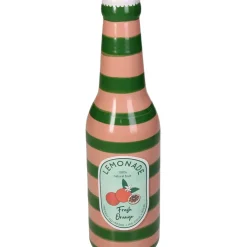 Fabrique de Styles Vase bouteille orange faïence fine d6.5xh24cm* Vases Et Soliflores