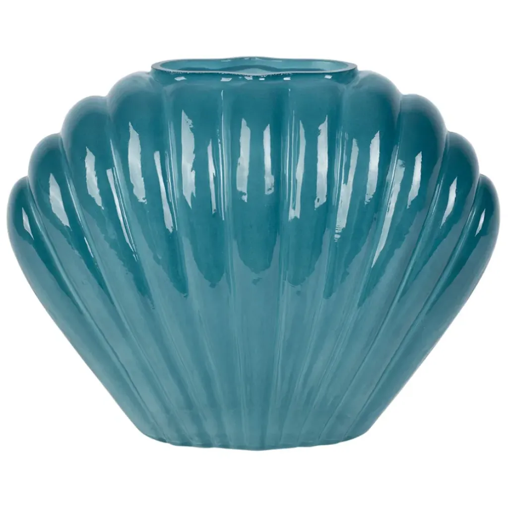 Fabrique de Styles Vase coquillage en verre h22cm - Leucie* Vases Et Soliflores