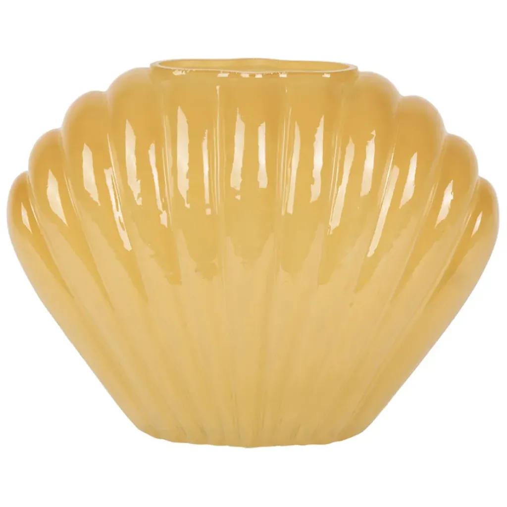 Fabrique de Styles Vase coquillage en verre h22cm - Leucie* Vases Et Soliflores