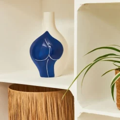 Fabrique de Styles Vase en dolomite écru h22cm - Greeka* Vases Et Soliflores