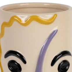 Fabrique de Styles Vase en porcelaine h30cm - Visage Arty* Vases Et Soliflores