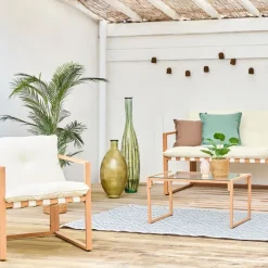 Fabrique de Styles Vase en verre recycle h100cm - Palermo* Vases Et Soliflores