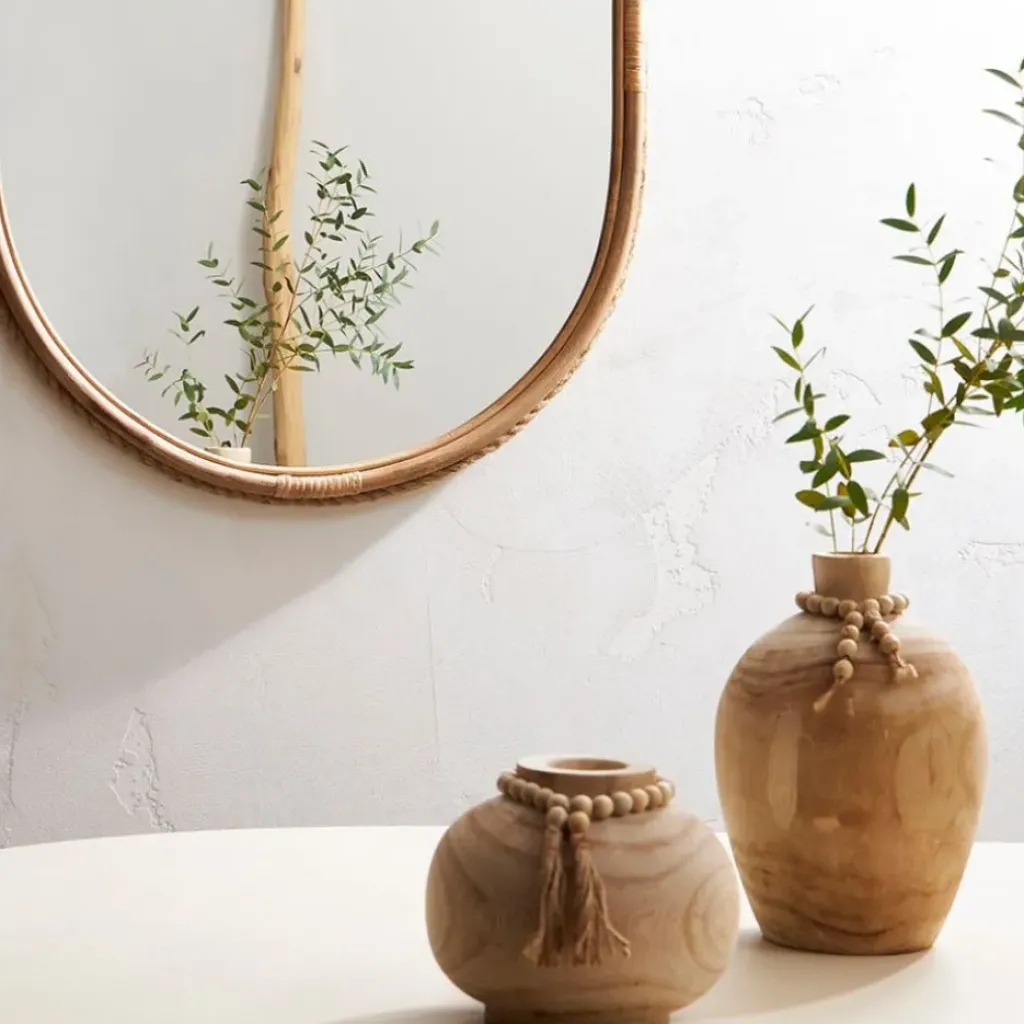 Fabrique de Styles Vase fleurs séchées en paulownia h27cm - Boende* Vases Et Soliflores