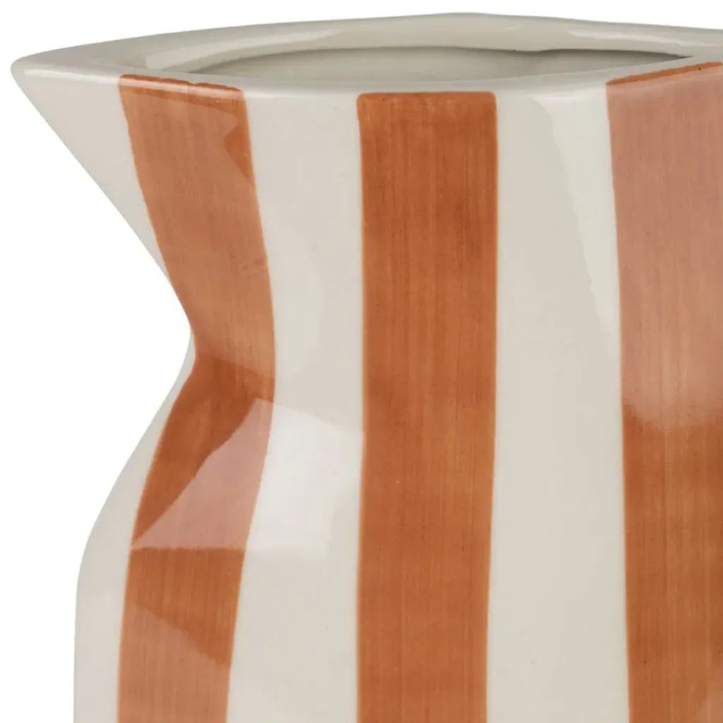 Fabrique de Styles Vase pichet en grès terracotta h24cm - Artist* Vases Et Soliflores