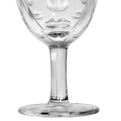 Fabrique de Styles Verre a pied visage - d8xh16.5cm* Verres À Vin