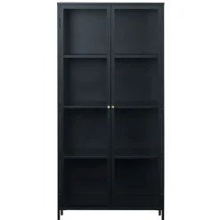 Fabrique de Styles Vitrine en métal 4 étagères h190cm - carmel* Buffets Et Vitrines