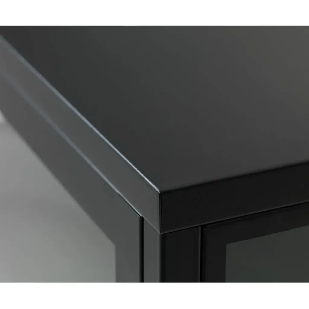 Fabrique de Styles Vitrine en métal 4 étagères h190cm - carmel* Buffets Et Vitrines